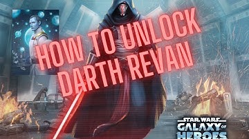 SWGOH: How To Unlock Darth Revan F2P minimum zetas and som are optional!!!