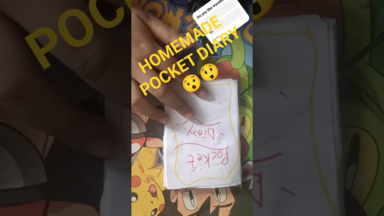 How to make Pocket Diary in easiest way | 