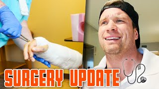 SURGERY UPDATE | X-RAY OF ARM | GETTING SURGICAL CAST OFF | SEEING MY SCAR FOR THE FIRST TIME