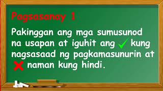 Edukasyon sa Pagpapakatao - Grade 1