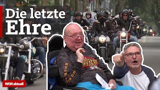 Riesiger Biker-Korso überrascht Todkranken in Gelsenkirchen | WDR Aktuelle Stunde