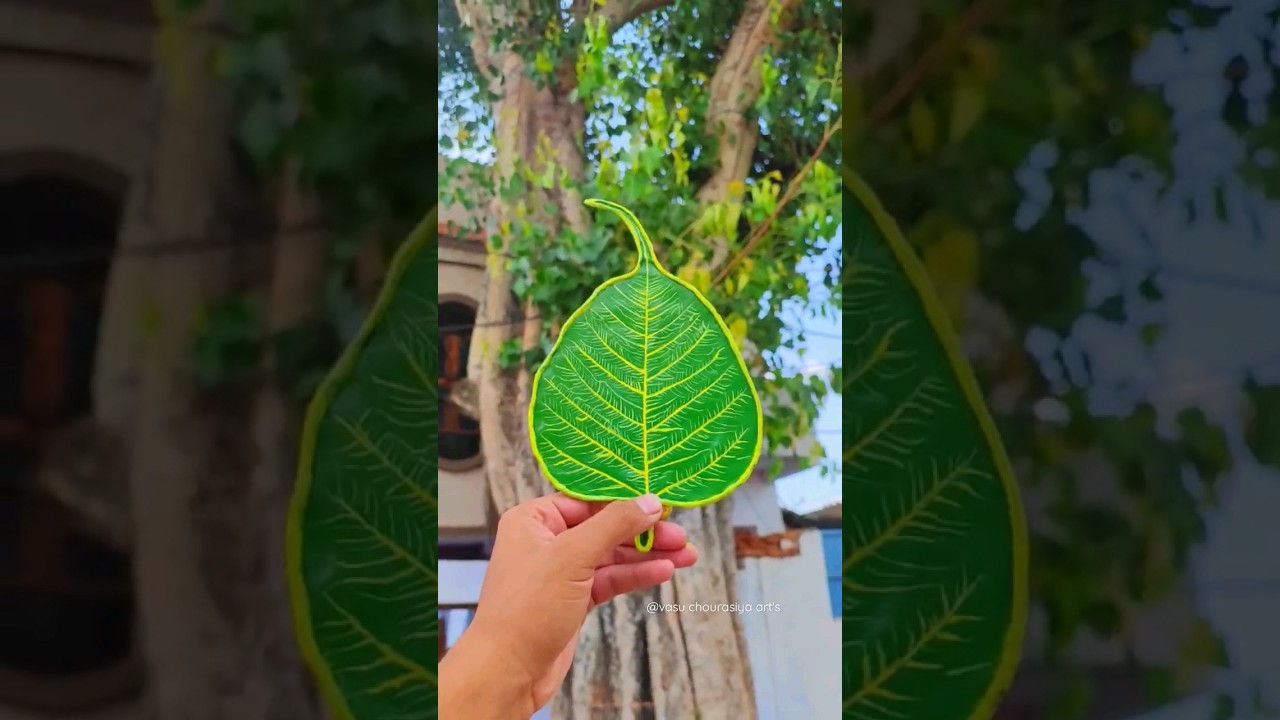 Realistic Leaf🍃Make Using Fevicryl Mouldit || Vasu Chourasiya Art's 
