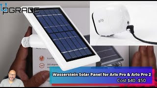 fårehyrde klart grube Wasserstein Solar Panel for Arlo Pro & Arlo Pro 2 - YouTube