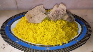 الرز المصري بالكركم الرز المنقذ من غير بصل و سهل و بسيط و الطعم حكااااية ?✨