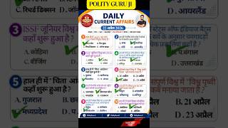 Daily Current Affairs 22 April 2026 ll Current Affairs Today #polityguruji #Current #currentaffairs