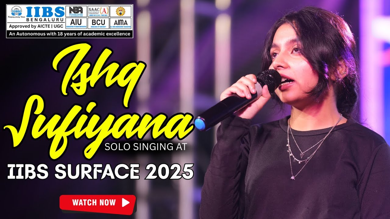 Solo Performance at IIBS Surface 2025 | Ishq Sufiyana 🎶✨