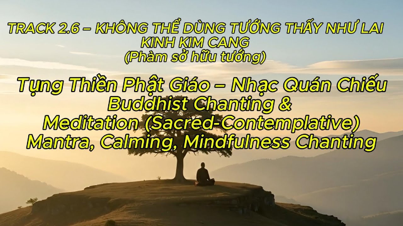 🌿2.6 KHÔNG THỂ DÙNG TƯỚNG THẤY NHƯ LAI- KINH KIM CANG CHANTING CALMING MINDFULNESS Thiền Quán Chiếu
