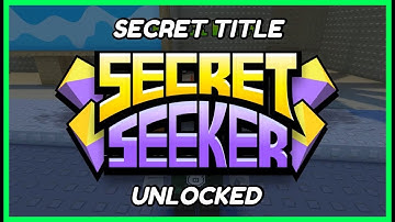 How to get SECRET SEEKER Title in FIND THE NOOBIES Roblox