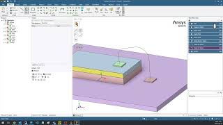 Ansys SCDM_PCB_Chip_Wire bonding_Parametric modeling