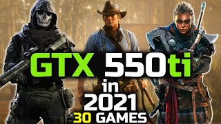 GTX 550ti in 2021, a bad choice? 🤔 | 30 Games Tested