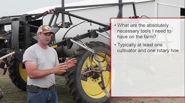 Managing Weeds with Organic Crop Rotations and Technology