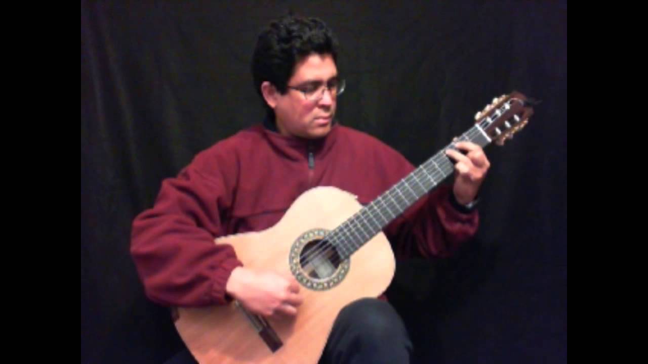 Guitar Etude 3 by Rafael Scarfullery, Classical Guitar Teacher