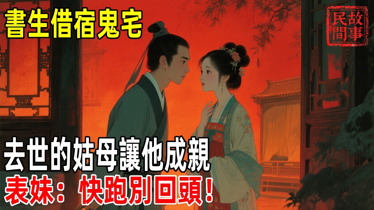 書生借宿鬼宅，去世的姑母讓他成親，表妹：快跑別回頭！【壓箱底的舊事】#故事#民间故事#故事会#民間故事#故事會#温馨故事#民间传统故事