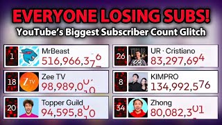 YouTube’s Biggest Subscriber Count Glitch | Top 50 Channels screenshot 2