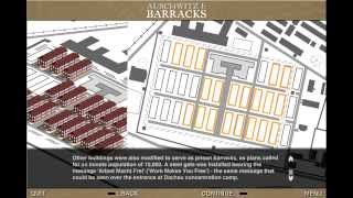 BBC Auschwitz- The Nazis and Final solution map. Extract of Auschwitz camps(I , II and III)