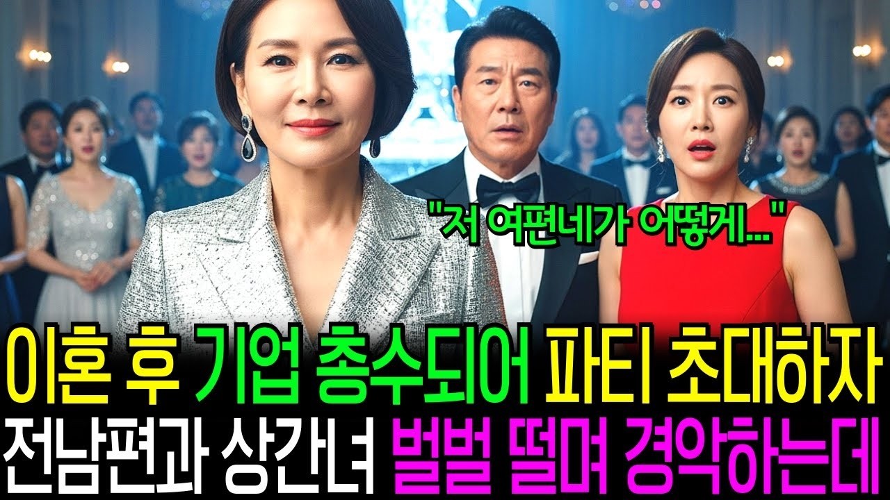 이혼 후 대기업 총수 되어 나타나자, 전 남편과 상간녀 벌벌 떨며 경악하는데