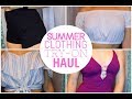 Summer clothing tryon haul  miranda rosanne
