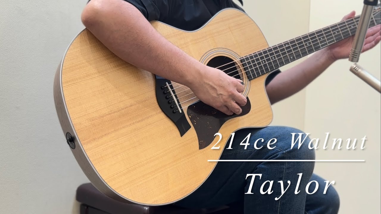 Taylor 214ce Walnut - YouTube