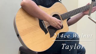 Taylor 214ce Walnut - YouTube