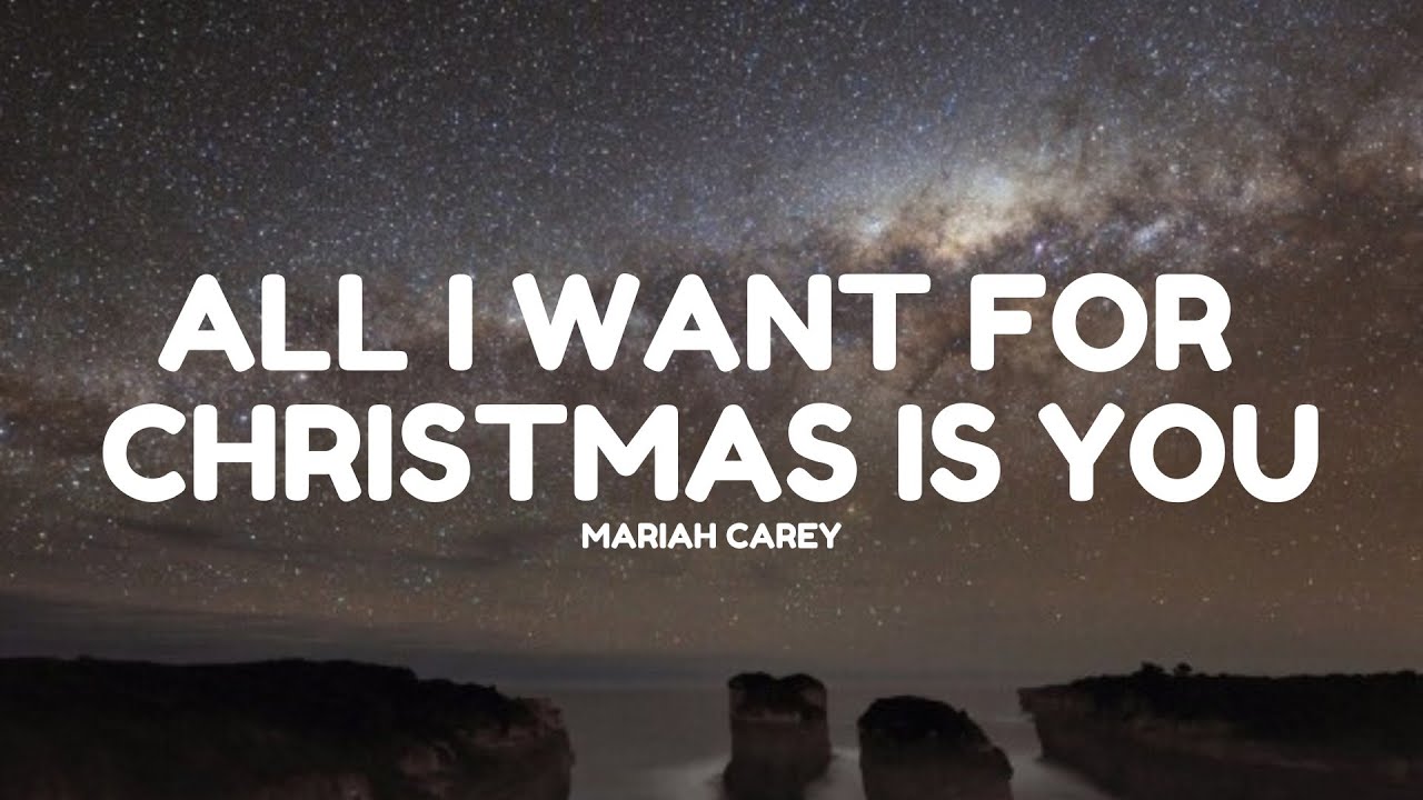 Mariah Carey - All i want for Christmas is You (Lyrics/Karaoke) - YouTube