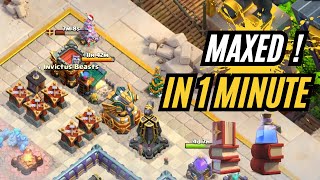Maxing the April Update in Clash of Clans In 1 Minute