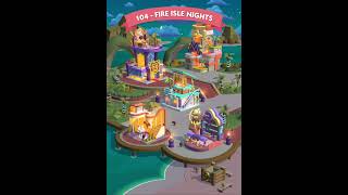 Monopoly GO Board 104 – Fire Isle Nights | Extended Ambient Animation (Expanded Perspective)