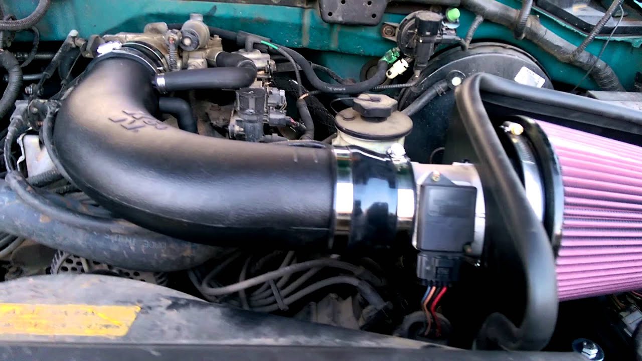 1998 Ford F-150 K&N Cold Air Intake SUM-F1140 Installed