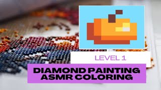 Diamond Painting ASMR Coloring Game Level 1 💎 screenshot 5