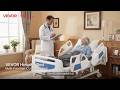 VEVOR 5-Function Electric Hospital Bed – ICU Comfort At Home