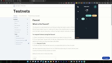 How to Claim Free  Faucet tADA | ADA Tesnet using Nami Wallet