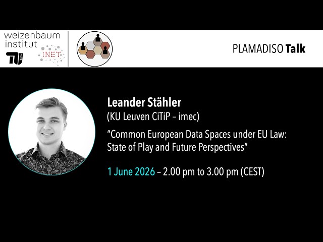 Common #European #DataSpaces under #EULaw: State of Play and Future Perspectives – Leander Stähler