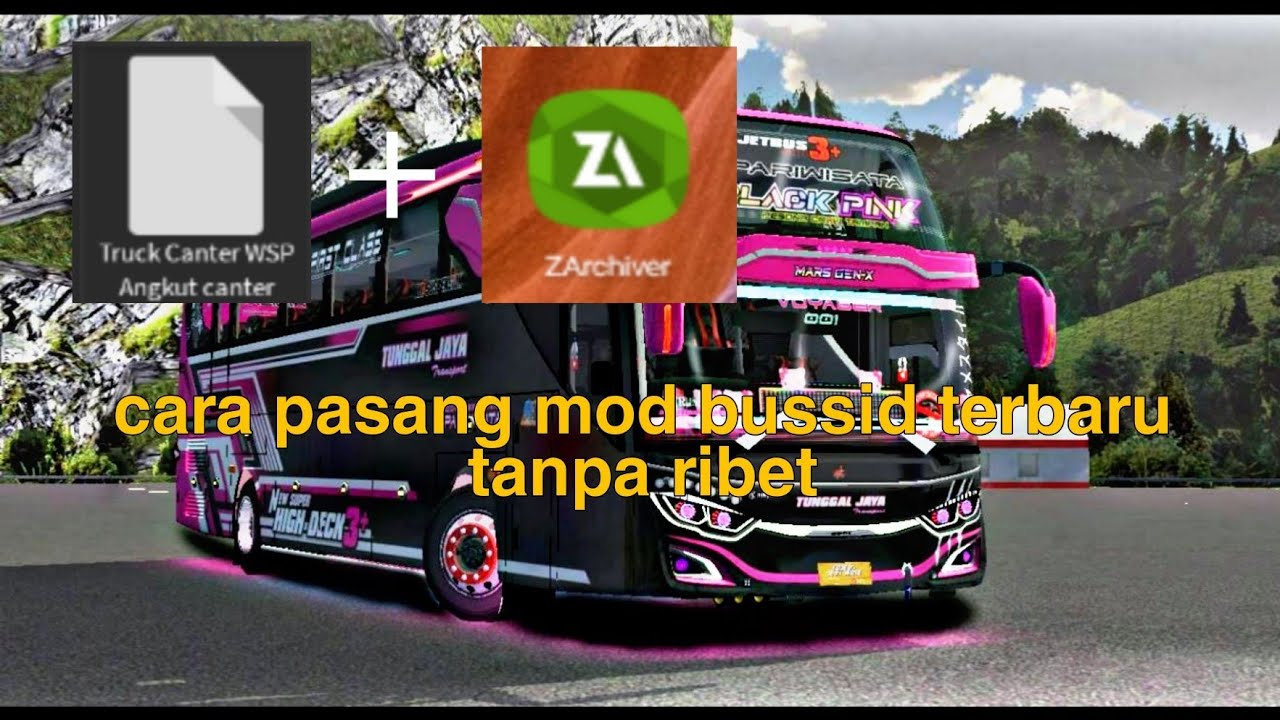 64  Cara Instal Mod Bussid  HD