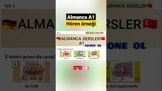 Almanca A1 Sınavı Hören Örneği. Şfet Öğren