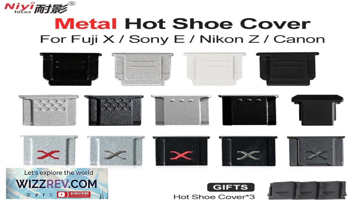 Аксессуары для фотоаппаратов: крышка горячего башмака, вспышка, металлическая крышка горячего баш...