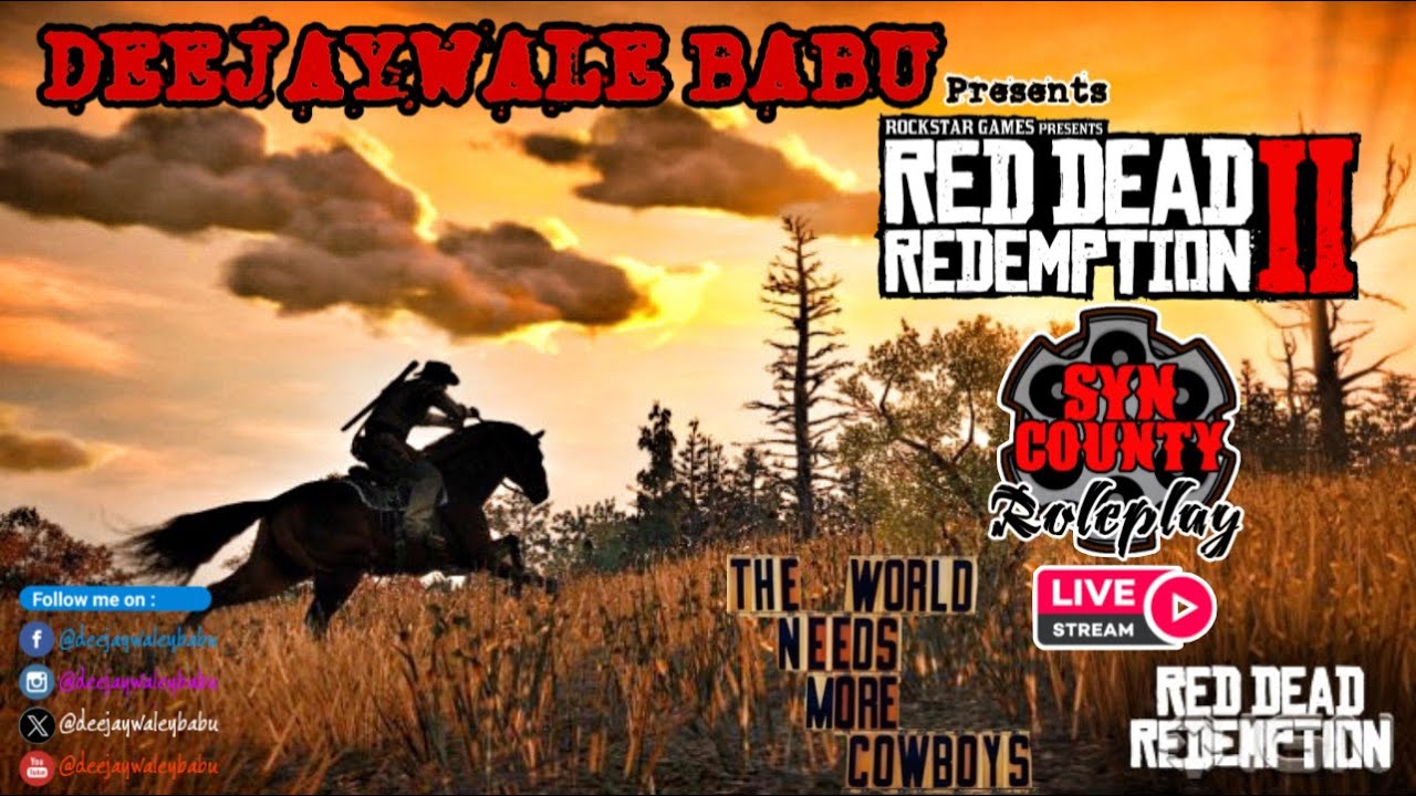 Syn Rdr2 RDR2 Syn County Roleplay in Hindi | CHRISTMAS WEEK | LIVE STREAM 12 ...