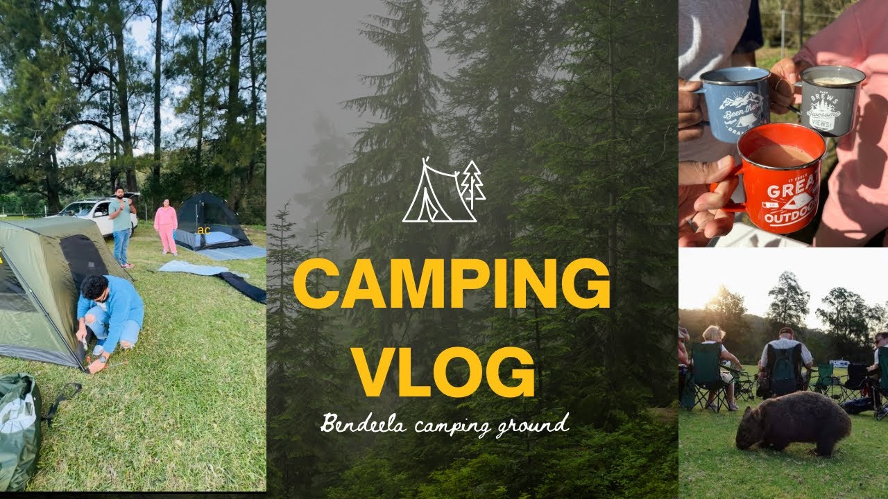 CAMPING VLOG | a weekend adventure at Bendeela camping ground (NSW) 🏕️⛰️🦫🦘🪵🌲