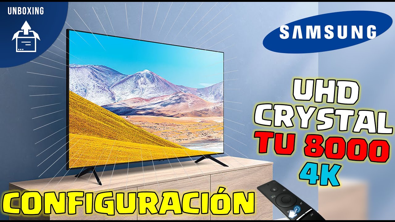 📺 TV SAMSUNG 4k TU8000 ✓ - CRYSTAL UHD: Unboxing, configuración - vale la  pena 2021? / 43\