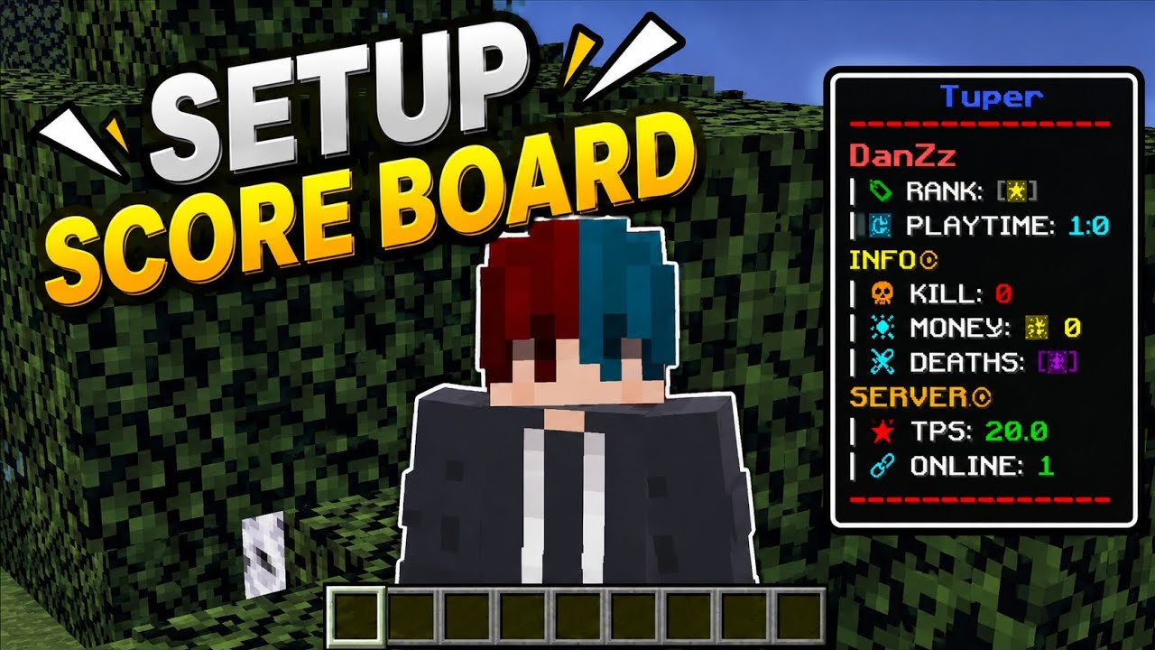 Tutorial Scoreboard Pada Server Minecraft #1 - YouTube