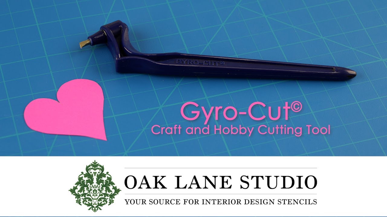 How to Cut Circles and Curves  Gyro-Cut Craft and Hobby Cutting