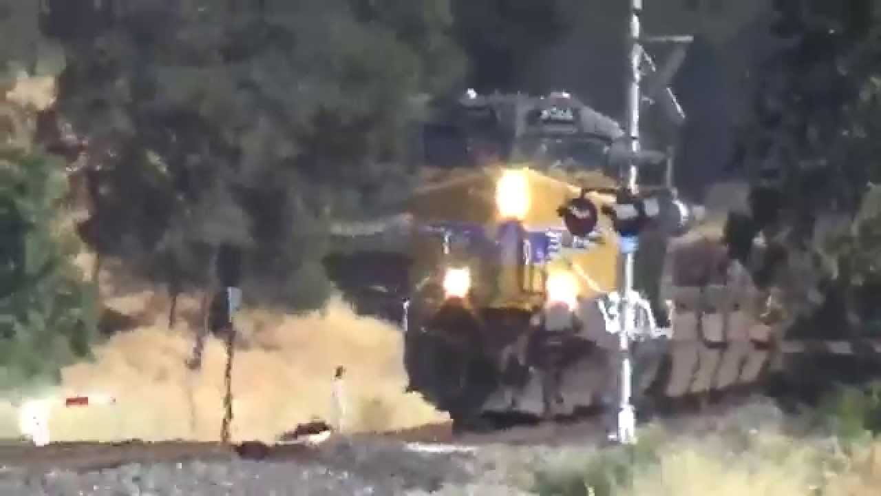 UP 5366 baretable intermodal south [HD]