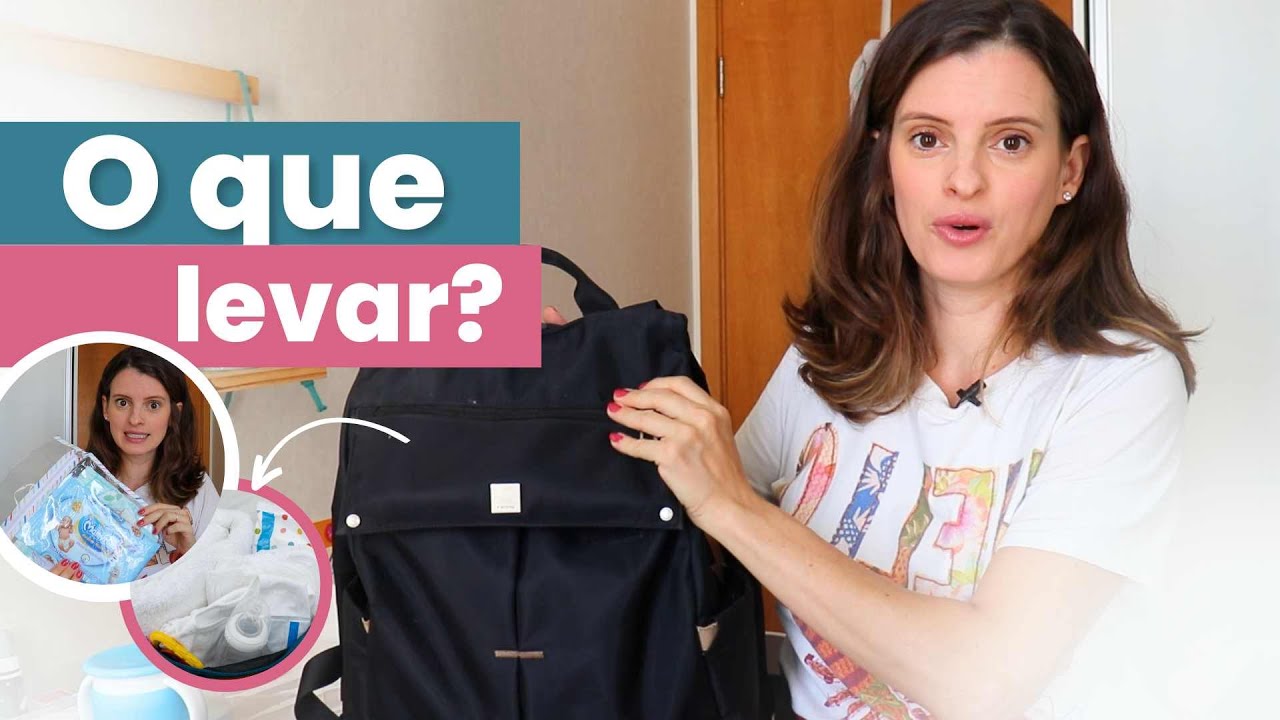 O que eu levo na bolsa de passeio do bebê | Ruído branco me salva!