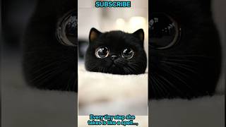Tiny black cat, eyes like pure magic." #cat #shortvideos #viralvideos #cute #shorts #cutecat