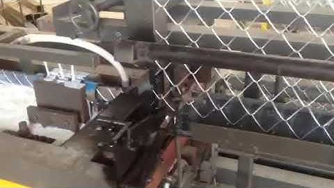 2m width full automatic double wire（2mm-4.5mm） chain link fence machine from angel