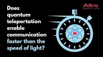 Does quantum teleportation allow us to communicate faster than the speed of light?