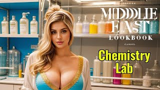 [4K] Middle East AI Lookbook-Arabian- Chemistry Lab