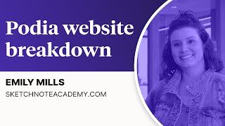 Podia website breakdown with Emily Mills