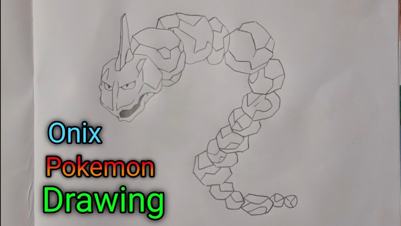 How to Draw Onix Pokemon