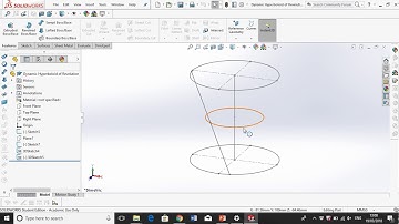 Dynamic model of Hyperboloid of Revolution