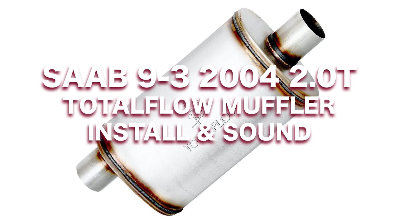 Totalflow Exhaust Review Saab 93 Example (2004 2.0T) YouTube