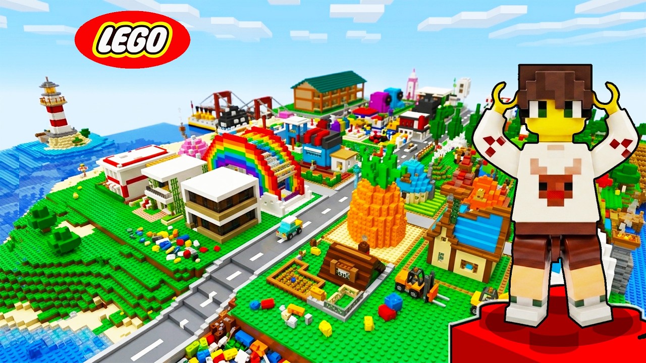 Minecraft, But Everything is LEGO! (Tagalog)